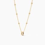 18k Solid Gold Oval Cut Natural Diamond Yard Necklace - Image 6