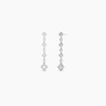18k Solid Gold Lab Grown Diamond Drop Earring - Image 2