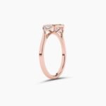 18k Solid Gold Natural Diamond Promise Ring | Weeding Ring - Image 3