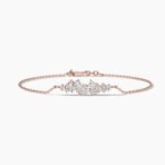 18k Solid Gold Lab Grown Diamond Bracelet | Chain Bracelet for Women