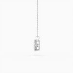 18k Solid Gold Lab Grown Diamond Minimalist Solitaire Pendant Necklace - Image 5