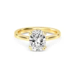 18K Solid Gold 1.52ct Round Brilliant Cut Solitaire Natural Diamond Engagement Ring - Image 4
