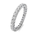 18K Solid Gold 2.00 CT Natural Diamond Eternity Wedding Band - Image 6