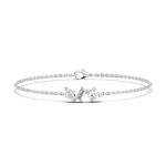 18K Solid Gold 0.8ct Multi Shape Natural Diamond Bracelet