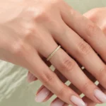 18K Solid Gold 2.00 CT 4-Prong Eternity Natural Diamond Wedding Band - Image 6